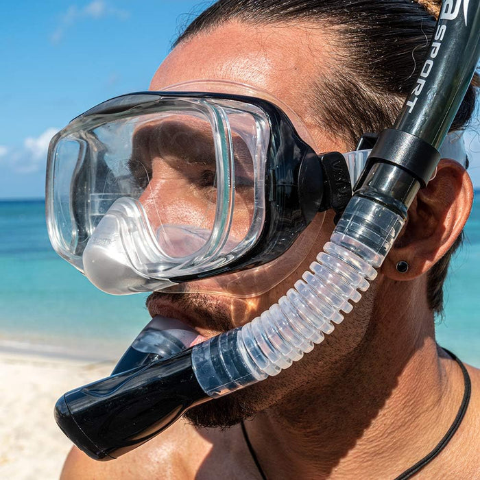 Tusa Imprex 3D Dry Adult Mask and Snorkel Combo