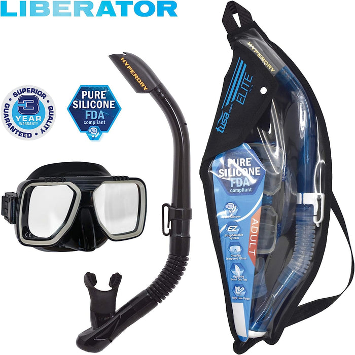 Tusa Liberator Mask and Snorkel Combo