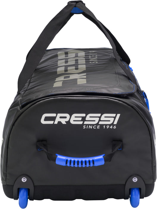 Cressi Tuna High-Capacity Wheeled Bag Water Resistant 120L Capacity Ideal for Scuba Diving and Water Sports Equipment