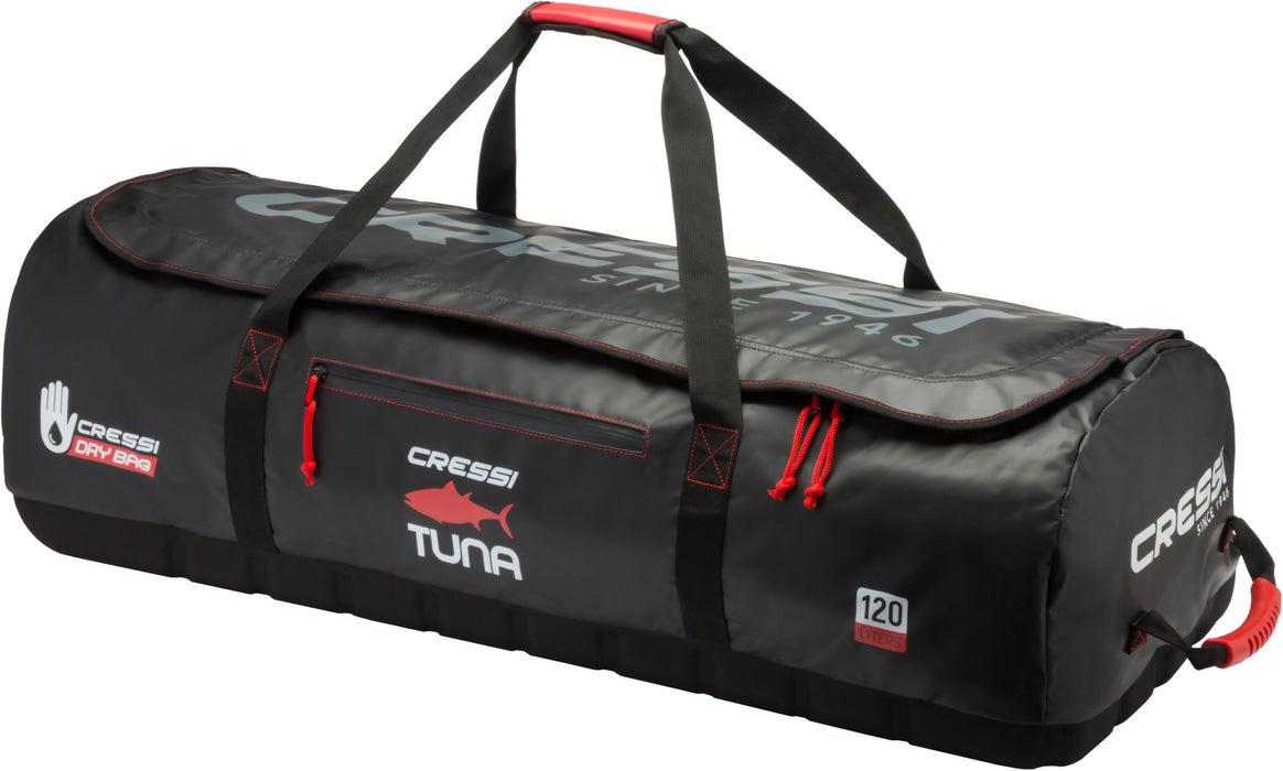 Cressi Tuna High-Capacity Wheeled Bag Water Resistant 120L Capacity Ideal for Scuba Diving and Water Sports Equipment