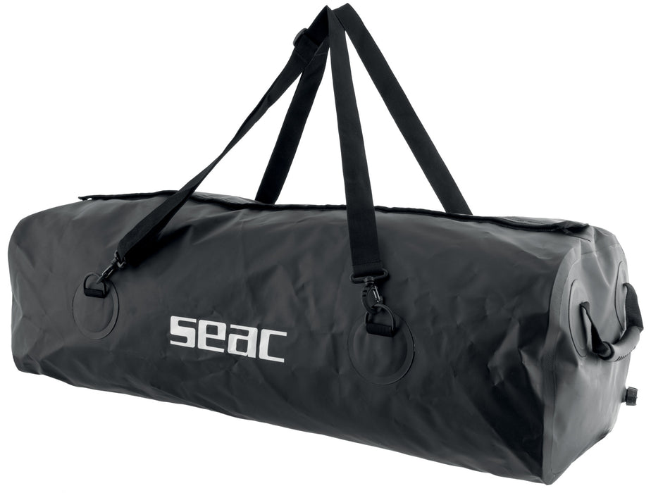 SEAC U-Boot 100 Litres Dry Bag for Diving, Perfect for Long Fins, 37"x12"x10"