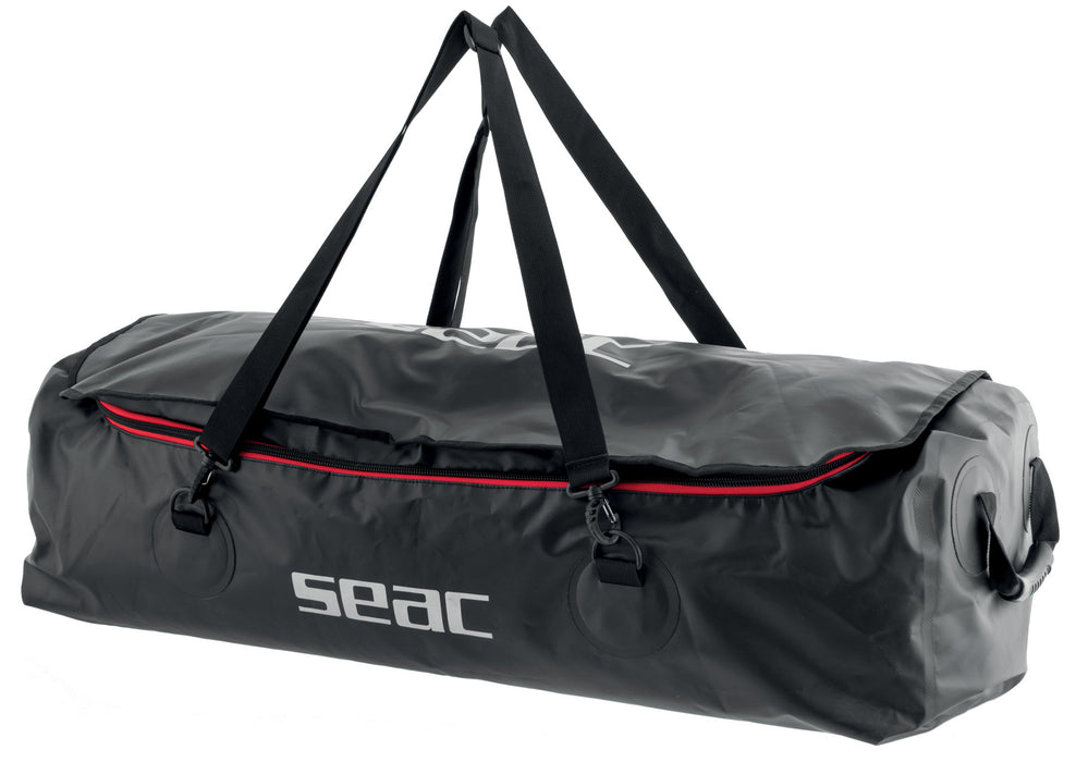 SEAC U-Boot 130 Liters Dry Bag for Diving, Perfect for Long Fins, 37"x16"x12"