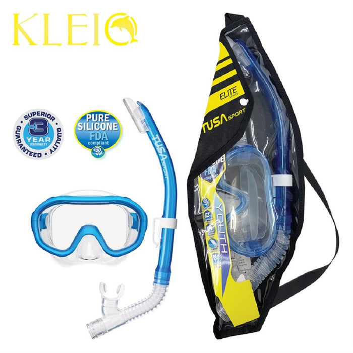 Tusa Kleio Mini Fit Youth Snorkel and Mask Combo