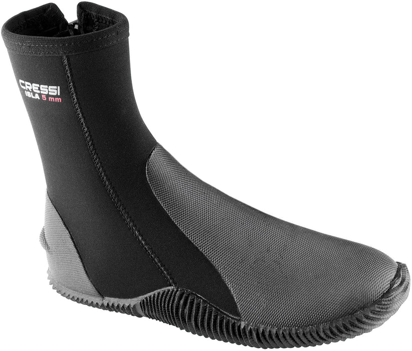 Cressi Isla 5mm Boots Black/Black for Warm Feet No Matter What Water Sports Activity You Love