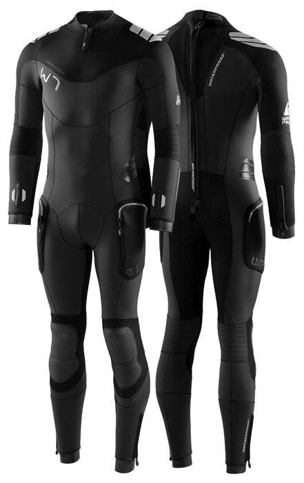 Waterproof W7 Mens 7mm Back Zip Fullsuit for All Kinds of Diving