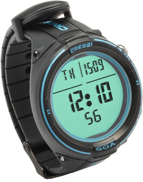 Cressi Goa Dive Watch Computer | 4 Programs - Air/Nitrox, Freediving, Gage | Made in Italy